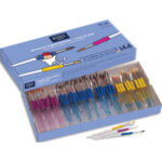 LEFRANC BOURGEOIS Schoolpack de 144 pinceaux Grippy