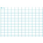 ART PLUS Carte première écriture, double ligne. En polypro 5/10è effaçable à sec format 70x100cm