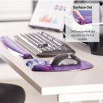 FELLOWES Tapis souris repose-poignet gel crystal Violet 91441 – Image 4