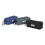 VIQUEL Trousse TEKNIK - Rectangle 2 compartiments : 22x9x7cm Nylon - Assortis : Rouge, Noir, marine