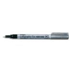 ARTLINE Stylo calligraphie pointe fibre biseautée 2,5mm. Coloris Argent