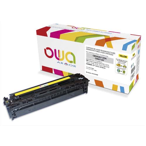 604620_d1-1.jpg OWA Cartouche compatible Laser Jaune CB543A K15107OW – Image 1