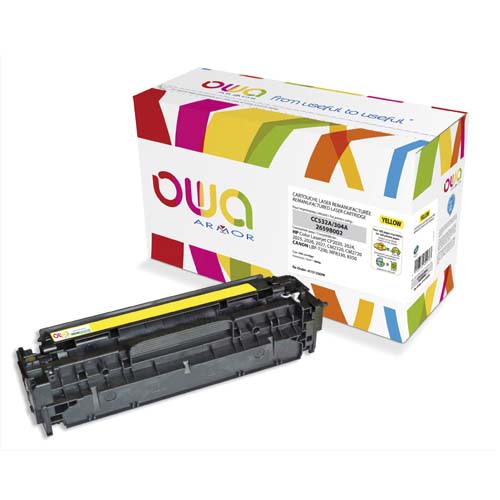 604675_d1-1.jpg OWA Cartouche compatible Laser Jaune CC532A K15135OW – Image 1