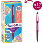 PAPERMATE Stylo feutre Flair Original, pointe M Trait 0,7 mm Magenta