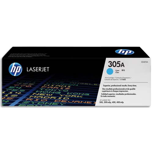 606528_d1-1.jpg HP 305A CE411A Toner Cyan Authentique pour HP Color LaserJet Pro M351 / M375 / M451 / M475 – Image 1
