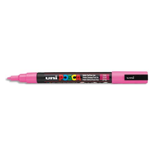 641033_d1.jpg POSCA Marqueur pointe conique fine Rose PC3R RE – Image 1