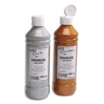 ART PLUS Flacon de 500ml de gouache Or