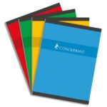 CONQUERANT C7 Cahier reliure brochure 24x32cm 192 pages 70g grands carreaux Seyès