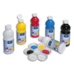 LEFRANC BOURGEOIS Assortiment de 6 flacons 500ml de gouache Glossy assorties