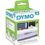 DYMO Pack de 2 rouleaux de 260 étiquettes adresse adhésif permanent 36x89mm S0722400