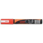 UNI-BALL Marqueur craie CHALK MARKER, pointe ogive moyenne Orange fluo