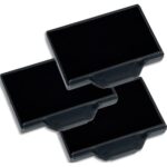 TRODAT Blister 3 recharges 6/56 pour appareils 5177/5204/5558/55510... Noir