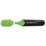 SCHNEIDER Surligneur JOB 150 (rechargeable) pointe biseautée, encre Verte