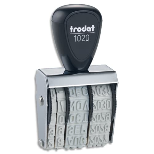 693116_d1.jpg TRODAT Dateur - 1020 à encrage séparé. Hauteur caractères 5mm – Image 1