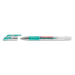 EDDING Roller encre gel E2185, pointe métal 0,7 mm. Coloris Vert métal