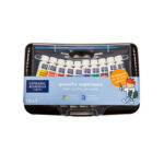 LEFRANC BOURGEOIS Collège box en plastique de 10 tubes de gouache 10ml. Coloris assortis