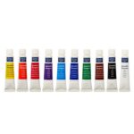 LEFRANC BOURGEOIS Collège box en plastique de 10 tubes de gouache 10ml. Coloris assortis – Image 2