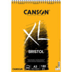CANSON Bloc de 50 feuilles de papier dessin XL BRISTOL 180g A3