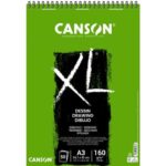 CANSON Bloc de 50 feuilles de papier dessin XL DESSIN 10 160g A3