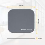 FELLOWES Tapis de souris antibactérien Argent Microban 5934005 – Image 2