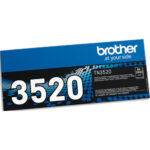 BROTHER Cartouche Laser Noir ultra haute capacité TN3520