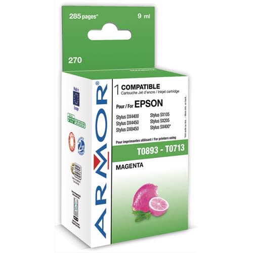 706057_d1-1.jpg ARMOR Cartouche compatible Jet d'encre Magenta EPSON T071340 K12316 – Image 1