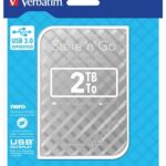 VERBATIM Disque dur 2,5'' USB 3.0 Store'N'Go Style 2To Gris 53198