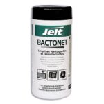 JELT Boîte de 100 lingettes nettoyantes antibactériennes Bactonet