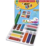 BIC KIDS Evolution Triangle ECOlutions Crayons de couleur Triangulaires - Assortis, Classpack de 144