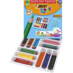BIC KIDS Evolution Triangle ECOlutions Crayons de couleur Triangulaires - Assortis, Classpack de 144 – Image 2