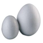 GRAINE CREATIVE Sachet de 25 œufs styropor 45 x 60 mm