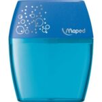 MAPED Taille-crayons Shaker 2 trous - coloris Vert, Bleu, Rose – Image 2