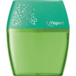 MAPED Taille-crayons Shaker 2 trous - coloris Vert, Bleu, Rose – Image 3