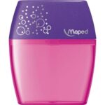 MAPED Taille-crayons Shaker 2 trous - coloris Vert, Bleu, Rose – Image 4