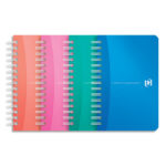 OXFORD Carnet reliure intégrale 9x14cm 180pages 5x5 - Couvertures polypro assorties - OXFORD My COLOR