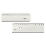 MINERVA Règle plate biseau anti-tâche en altuglas 50 cm