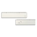 MINERVA Règle plate biseau anti-tâche en altuglas 75 cm
