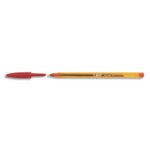 BIC Cristal Original Stylos-Bille Pointe Fine (0,8 mm) - Rouge
