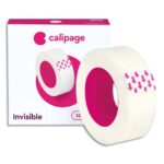 CALIPAGE Adhésif invisible 19x33 mm en Boîte individuelle