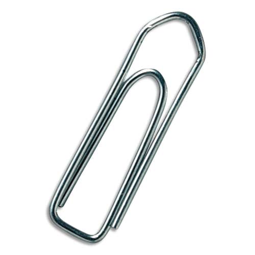 900400_d1.jpg PERGAMY Boîte de 100 attaches-lettres 25mm en acier galvanisé et bout chevron – Image 1