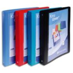 EXACOMPTA Classeur personnalisable KREACOVER en polypropylène, 4 anneaux 30mm, pour A4+ coloris Assortis