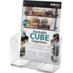 DEFLECTO Porte-brochures A4 vertical une case A5