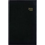 BREPOLS Agenda Janvier à Décembre LIMA Banquier 1 Volume 145, relié, 18x29cm, noir