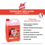 JEX PROFESSIONNEL Bidon de 5 litres désinfectant triple action multi-surfaces Vergers de Provence – Image 2