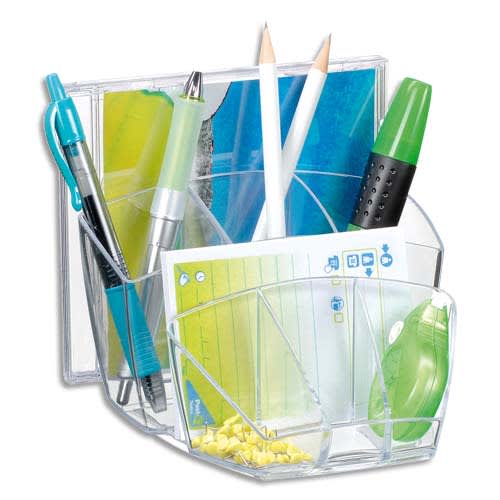 049981_d1.jpg CEP Multipot 8 compartiments en polystyrène - Dimensions : L14,3 x H9,3 x P15,8 cm coloris cristal – Image 1