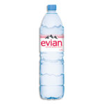 EVIAN Bouteille plastique d'eau d'1,5 litre minérale plate