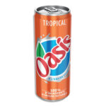 OASIS Tropical canette de jus vitaminé de 33 cl
