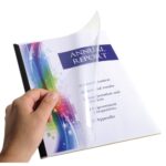 EXACOMPTA Kit de reliure manuelle pour 5 dossiers SERODO coloris Ivoire – Image 3