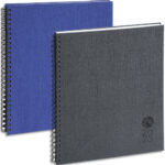 EXACOMPTA Semainier FOREVER Eurotime 22W recyclé Janvier à Décembre, spiralé, 22,5x18,5cm assortis