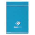 HAMELIN Bloc bureau 001 format 14,8 x 21 cm (A5) 200 pages quadrillées 5x5 60g. Agrafé en-tête